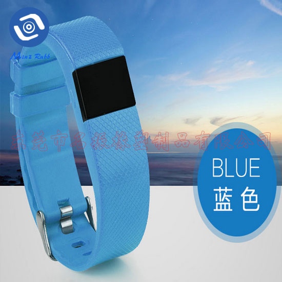 健康运动智能手环硅胶腕带 智能手表带定制生产厂家