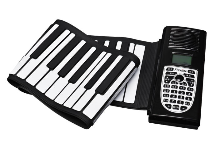 硅胶钢琴按键,硅胶钢琴键盘,硅胶手卷钢琴