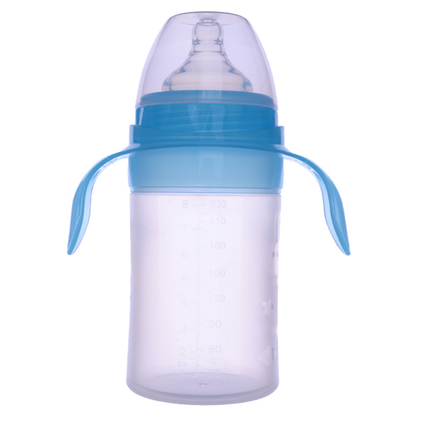 婴儿硅胶奶瓶_带手握设计奶瓶_硅胶奶瓶定制